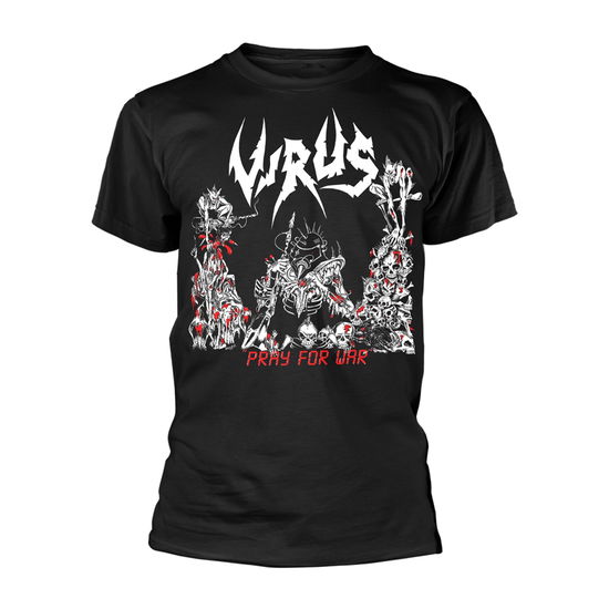 Cover for Virus · Pray for War (T-shirt) [size S] [Black edition] (2021)