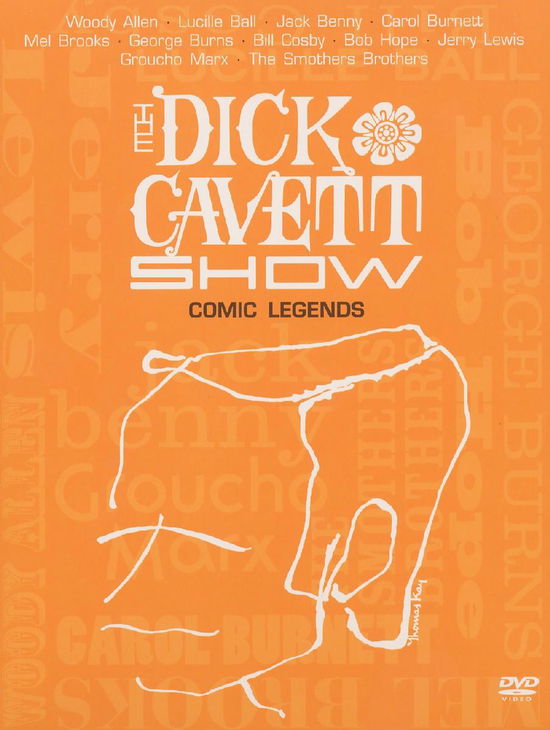 Cover for The Dick Cavett Show - Comic Legends (DVD) (2018)