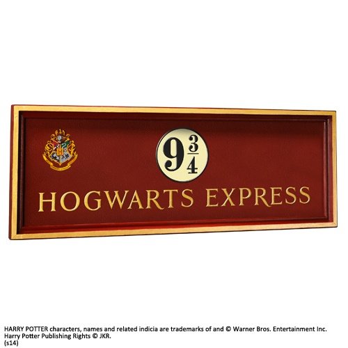 Harry Potter - Hogwarts 9 3/4 sign - Harry Potter - Produtos - Noble - 0849241002394 - 2020