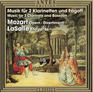 Opern Divertimenti / Trio Op 46 - Mozart / Wind Soloists of Sr Sym Orch - Musik - ANTES EDITION - 4014513019394 - 3 mars 2000