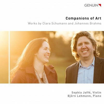 Cover for Sophia Jaffe; Bjorn Lehmann · Brahms &amp; Schumann: Companions of Art (CD) (2023)