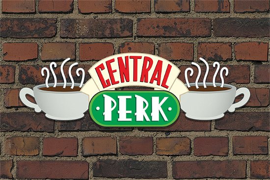 Central Perk Brick (Poster Maxi 61X91,5 Cm) - Friends: Pyramid - Produtos - Pyramid Posters - 5050574338394 - 7 de fevereiro de 2019