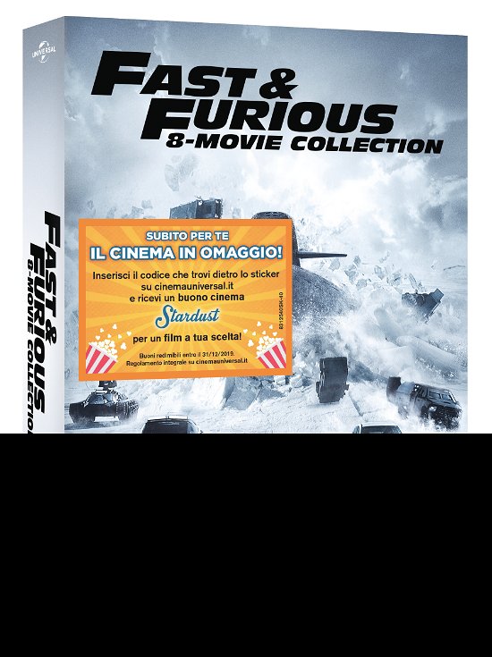 8 Movie Collection - Fast And Furious - Film - Universal - 5053083125394 - 23. august 2017