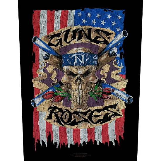 Cover for Guns N' Roses · Flag (Backpatch) (Patch) [Black edition] (2019)