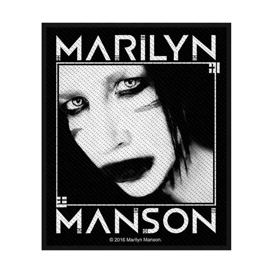 Marilyn Manson Standard Woven Patch: Villain - Marilyn Manson - Mercancía - PHD - 5055339774394 - 26 de agosto de 2019