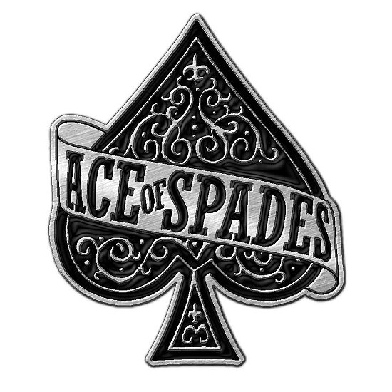 Motorhead Pin Badge: Ace of Spades (Enamel In-Fill) - Motörhead - Merchandise - PHM - 5055339787394 - 28. Oktober 2019