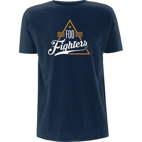 Cover for Foo Fighters · Foo Fighters Unisex T-Shirt: Triangle (T-shirt) [size S] [Blue - Unisex edition]