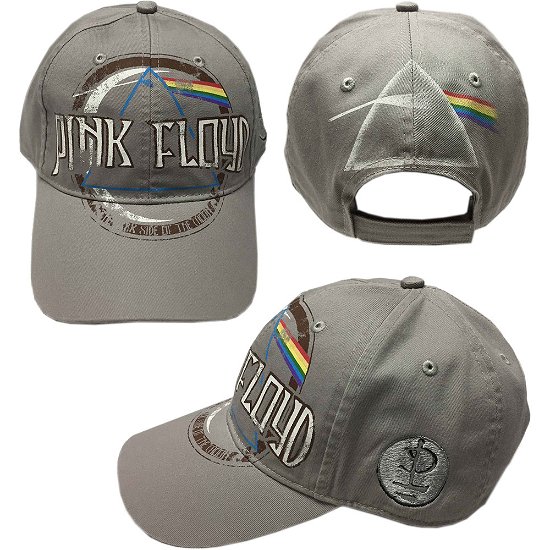 Cover for Pink Floyd · Pink Floyd Unisex Baseball Cap: Dark Side of the Moon Album Distressed (Grey) (CLOTHES) [Grey - Unisex edition]