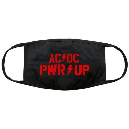 AC/DC Face Mask: PWR-UP Logo - AC/DC - Koopwaar -  - 5056368652394 - 