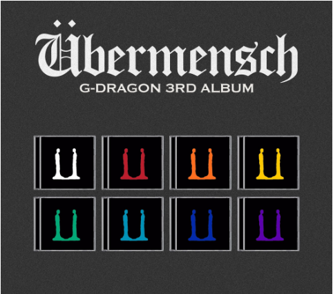 Cover for G-DRAGON · Übermensch (CD/Merch) [Jewelcase edition] [Version 1] (2025)