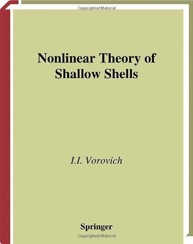 Cover for Iosif I. Vorovich · Nonlinear Theory of Shallow Shells - Applied Mathematical Sciences (Hardcover Book) [1999 edition] (1998)