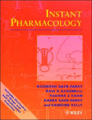 Cover for Saeb-Parsy, Kourosh (University of Cambridge, UK) · Instant Pharmacology (Paperback Book) (1999)