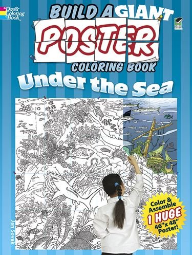 Cover for Jan Sovak · Build a Giant Poster Coloring Book--Under the Sea - Dover Build a Poster Coloring Book (Paperback Bog) (2013)