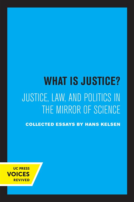 Cover for Hans Kelsen · What is Justice?: Justice, Law, and Politics in the Mirror of Science (Taschenbuch) (2022)