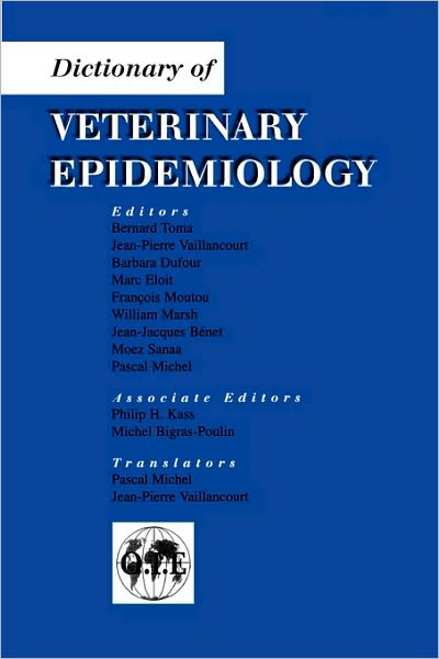 Cover for Vaillancourt · Dictionary of Veterinary Epide (Paperback Book) (1999)