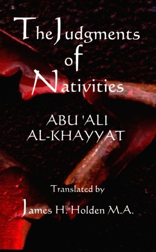 Cover for Abu Ali Al-Khayyat · The Judgments of Nativities (Pocketbok) [1st edition] (2009)