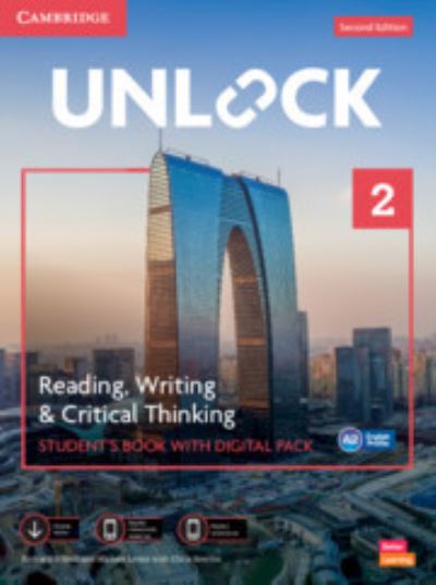 Cover for Richard O'Neill · Unlock Level 2 Reading, Writing and Critical Thinking Student's Book with Digital Pack (Paperback Book) (2021)