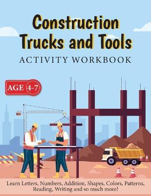 Cover for Beth Costanzo · Construction Trucks and Tools - Activity Workbook (Paperback Book) (2022)