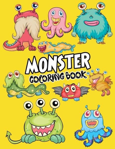 Cover for Omi Kech · Monster Coloring Book (Taschenbuch) (2019)