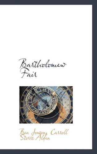 Cover for Ben Jonson · Bartholomew Fair (Hardcover Book) (2009)