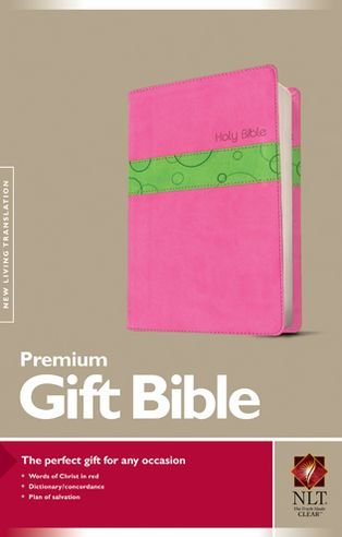 Cover for Tyndale House Publishers · NLT Premium Gift Bible, Bubblegum / Pistachio (Læderbog) [Bubblegum/Pistachio Imitation] (2011)