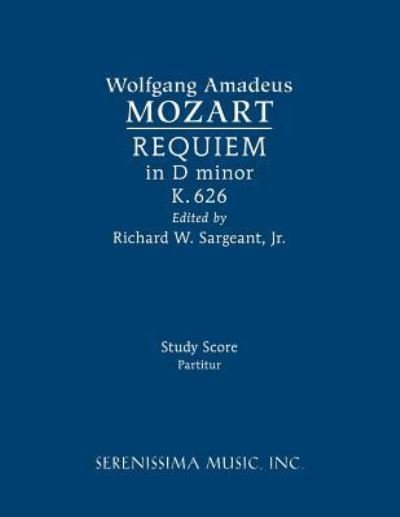 Cover for Wolfgang Amadeus Mozart · Requiem in D Minor, K.626 (Taschenbuch) (2018)