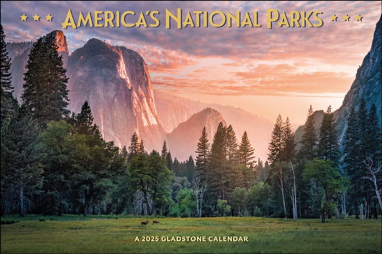 Cover for Gladstone Media · America's National Parks Deluxe Wall Calendar 2025 (Paperback Book) (2024)