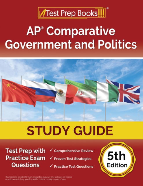 Cover for Joshua Rueda · AP Comparative Government and Politics Study Guide 2023 : Test Prep with Practice Exam Questions [5th Edition] (Paperback Book) (2023)