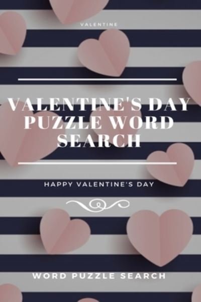 Cover for Word Puzzle Search Book · Valentine Valentine's Day puzzle Word Search Happy Valentine's Day (Pocketbok) (2020)
