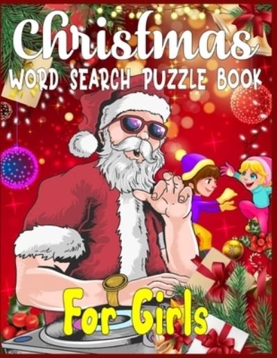 Cover for Sk Publishing · Christmas word search puzzle book for Girls (Paperback Bog) (2019)