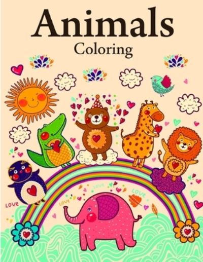 Cover for Lucky Me Press · Animals Coloring (Paperback Book) (2019)