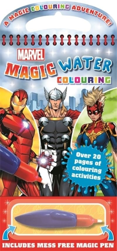 Cover for Marvel Entertainment International Ltd · Marvel Avengers: Magic Water Colouring (Hardcover Book) (2021)