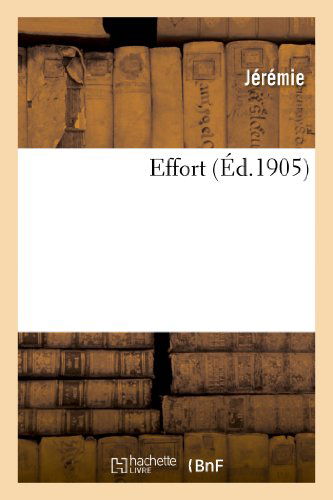 Cover for Jeremie · Effort (Paperback Book) [French edition] (2013)