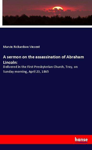 Cover for Vincent · A sermon on the assassination o (Bok)