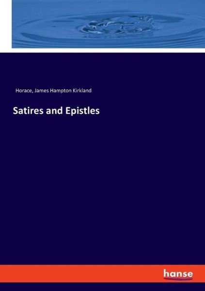 Cover for Horace · Satires and Epistles (Buch) (2019)