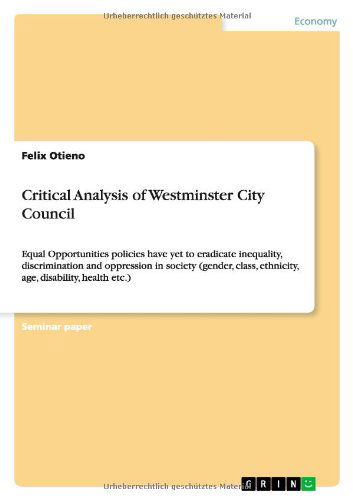 Cover for Otieno · Critical Analysis of Westminster (Book) (2014)