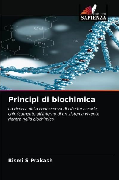 Cover for Bismi S Prakash · Principi di biochimica (Taschenbuch) (2020)