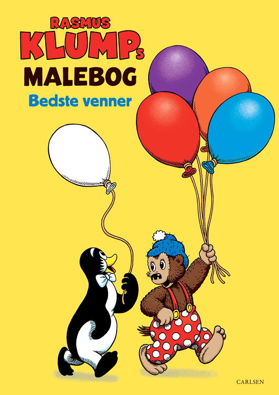 Cover for Carla og Vilhelm Hansen · Rasmus Klumps malebog - Bedste venner (kolli 6) (Sewn Spine Book) [1º edição] (2025)