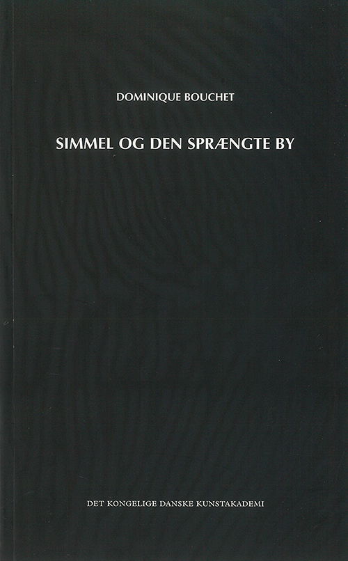 Cover for Dominique Bouchet · Billedkunstskolernes Bibliotek: Simmel og den sprængte by (Sewn Spine Book) [1st edition] (2005)