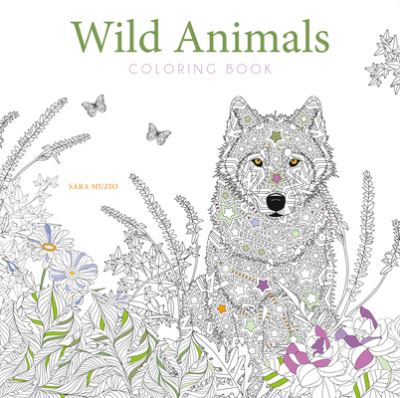 Cover for Sara Muzio · Wild Animals Coloring Book (Paperback Book) (2022)