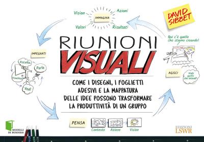 Cover for David Sibbet · Riunioni Visuali. Come I Disegni, I Foglietti Adesivi E La Mappatura Delle Idee Possono Trasformare La Produttivita Di Un Gruppo. Ediz. (Buch)