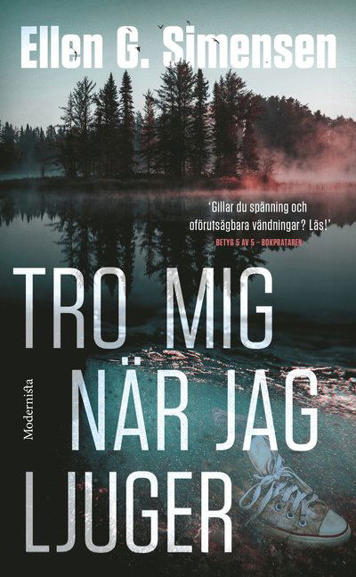 Cover for Ellen G. Simensen · Tro mig när jag ljuger (Paperback Book) (2022)