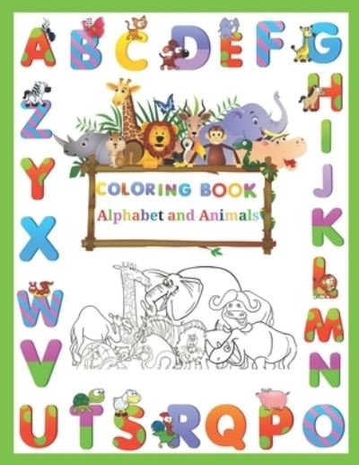 Cover for Maxx Jewel Press House · Coloring Book Alphabet and Animals (Paperback Book) (2020)