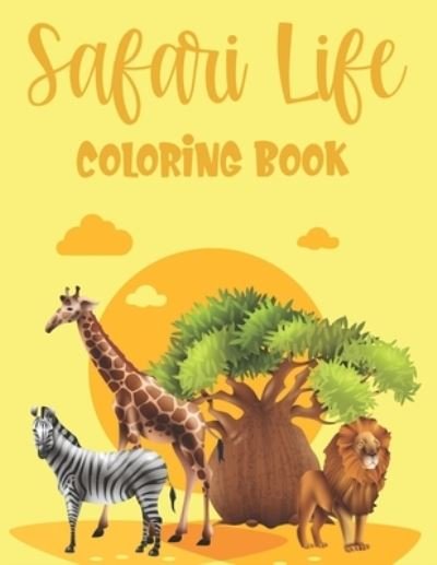 Cover for Kh Winter · Safari Life Coloring Book (Paperback Book) (2020)