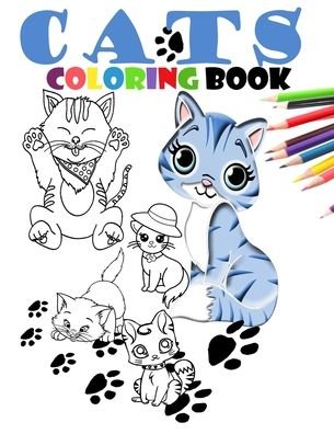 Cover for Yeti Jey Fox · Cats coloring book (Pocketbok) (2020)
