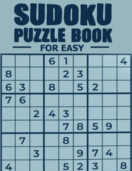 Cover for Kazigift Publishing · Sudoku Puzzle Book for Easy (Paperback Book) (2021)