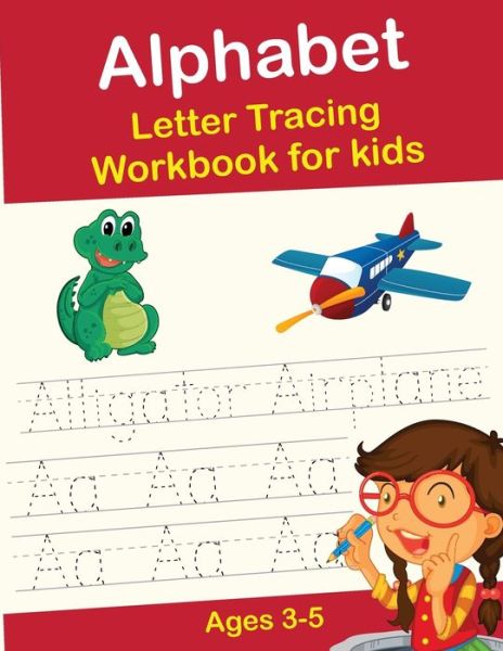 Cover for Thiya Press · Alphabet Letter Tracing Workbook for kids (Paperback Bog) (2021)