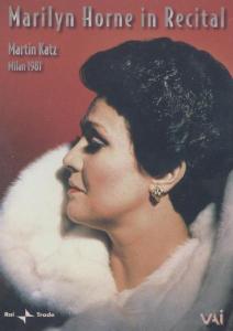 Marilyn Horne in Recital Milan 1981 - Marilyn Horne - Film - VAI - 0089948432395 - 12. juli 2005