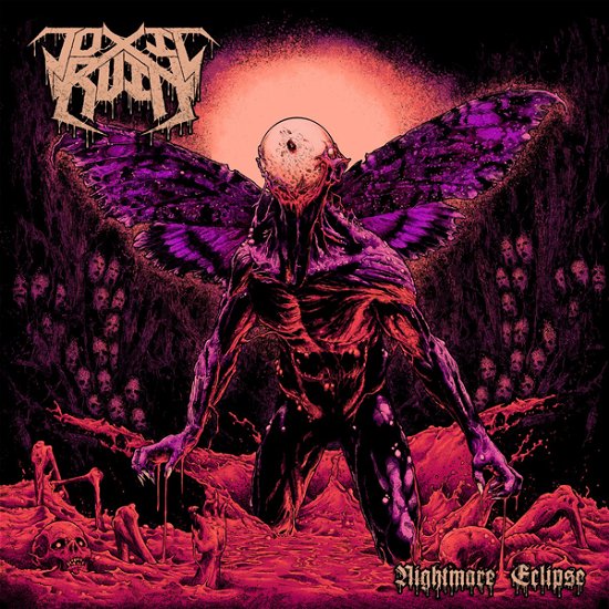 Cover for Toxic Ruin · Nightmare Eclipse (Maroon Vinyl) (LP) (2021)