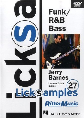 Funk / R&b Bass Licksamples - Jerry Barnes - Film - MUSIC SALES - 0884088256395 - 25. november 2008